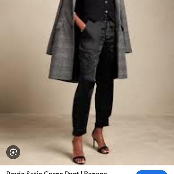 Women's Black Cargo Pants - Picture 5 of 15